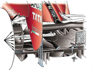 Ferrari 150 ° Italia – тормозной воздуховод