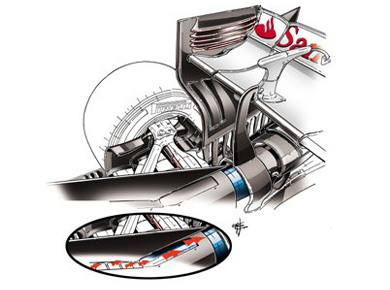 Ferrari F14 T – обтекатель двигателя Ferrari F14 T – обтекатель двигателя
