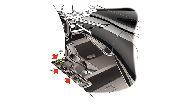 McLaren MP4-30 – ступенчатое днище McLaren MP4-30 – ступенчатое днище