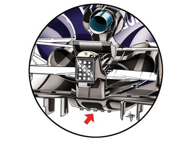 Red Bull RB10 – рассекатели заднего диффузора