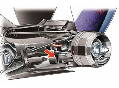 Red Bull RB6 – выхлопной воздуховод Red Bull RB6 – выхлопной воздуховод