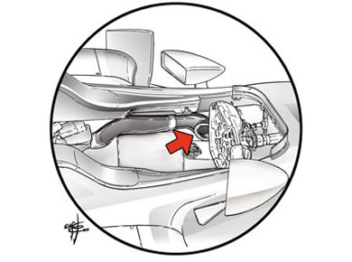 Изменение правил 2011 – запрет системы F-duct Изменение правил 2011 – запрет системы F-duct