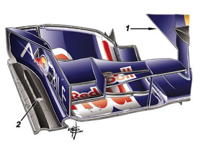 Toro Rosso STR05 – новое переднее антикрыло Toro Rosso STR05 – новое переднее антикрыло