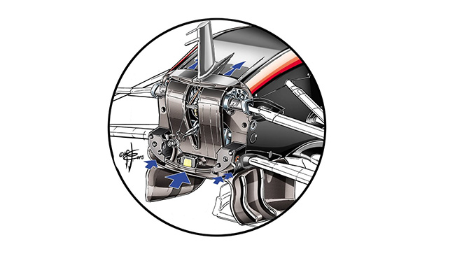 McLaren MP4-30 - обновленный аэродинамический пакет McLaren MP4-30 - обновленный аэродинамический пакет