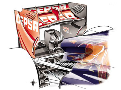 Toro Rosso STR8 - обновления для Сингапура Toro Rosso STR8 - обновления для Сингапура