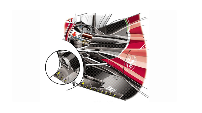 Ferrari SF15-Т – модификация днища Ferrari SF15-Т – модификация днища