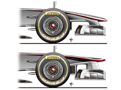 McLaren MP4-27 – носовая часть